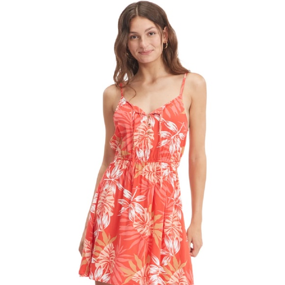 Tropical Coral Sundress - Picture 1 of 1